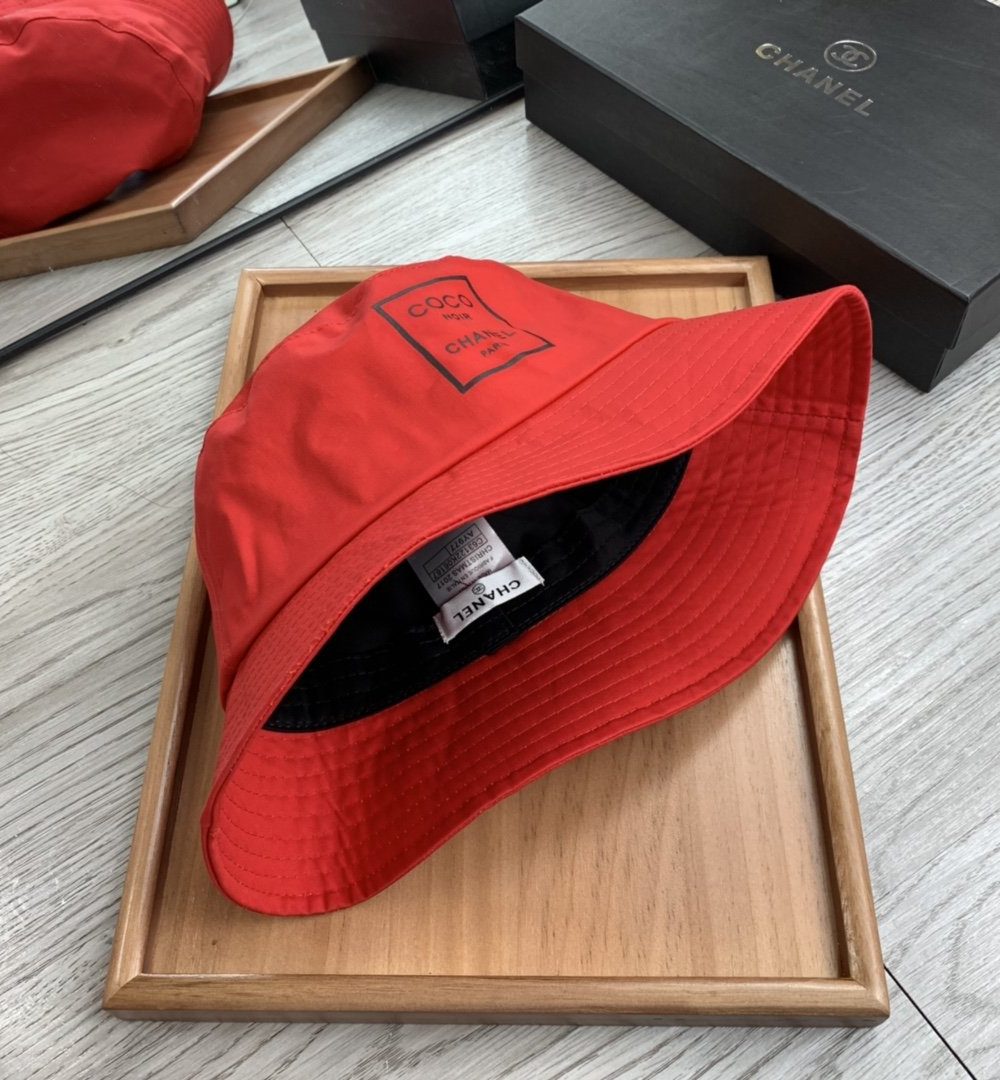 Chanel Cloche Hat Red Chanel Hat