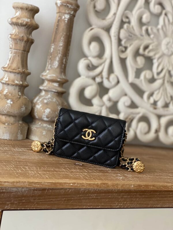 [REP 1:1] Chanel Clutch With Chain Black For Women, Women's Bags 4.8in/12.3cm AP2857 B08447 94305