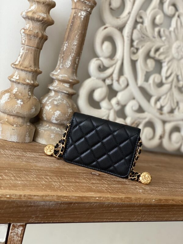 [REP 1:1] Chanel Clutch With Chain Black For Women, Women's Bags 4.8in/12.3cm AP2857 B08447 94305