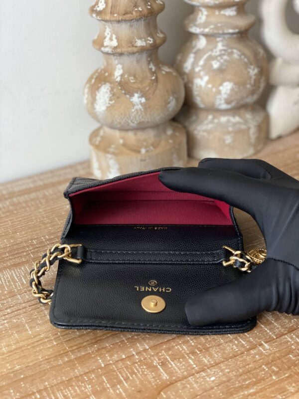 [REP 1:1] Chanel Clutch With Chain Black For Women, Women's Bags 4.8in/12.3cm AP2857 B08447 94305