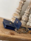 [REP 1:1] Chanel Clutch With Chain Blue For Women, Women's Bags 4.8in/12.3cm