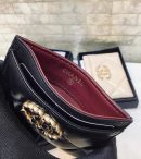 1:1 Replica Chanel CO-CO 19 Card Holder Wallet 11cm/4.3in Gold Toned Hardware For Women Black
