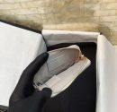 1:1 Replica Chanel CO-CO Card Holder 12cm/4.7in Gold Hardware For Women Grey