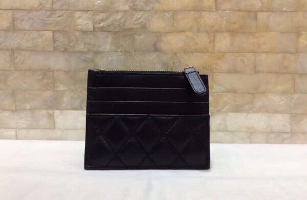 Chanel CO-CO Chanel 19 Pouch 11.5cm/4.5in Gold Hardware For Women Black