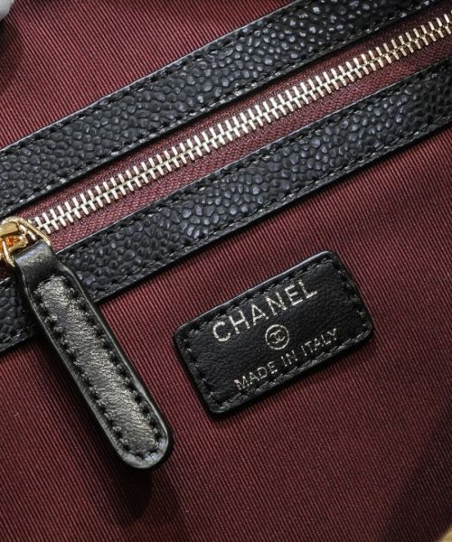 1:1 Replica Chanel CO-CO Classic Pouch 27cm/10.6in Gold Toned Hardware For Women Black A82545 Y04059 C3906