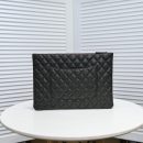 1:1 Replica Chanel CO-CO Classic Pouch 27cm/10.6in Gold Toned Hardware For Women Black A82545 Y04059 C3906