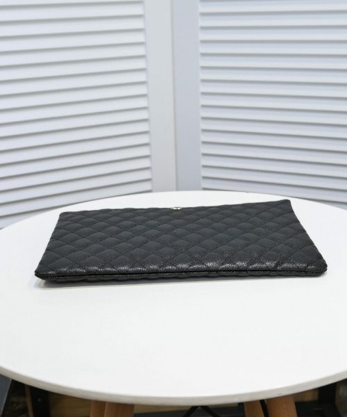 1:1 Replica Chanel CO-CO Classic Pouch 27cm/10.6in Gold Toned Hardware For Women Black A82545 Y04059 C3906