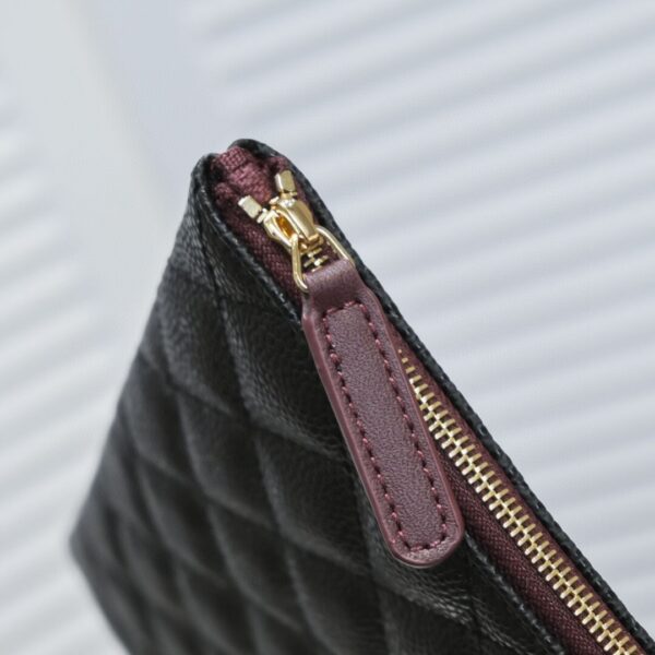 Chanel CO-CO Classic Pouch 27cm/10.6in Gold Toned Hardware For Women Black A82545 Y04059 C3906