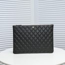 1:1 Replica Chanel CO-CO Classic Pouch 27cm/10.6in Gold Toned Hardware For Women Black A82545 Y04059 C3906