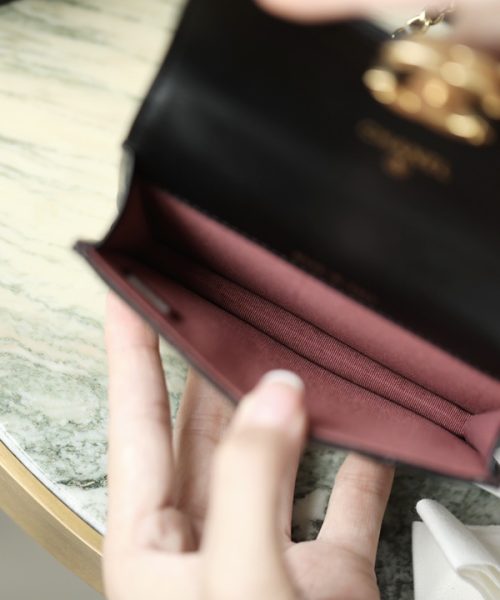 1:1 Replica Chanel CO-CO Clutch With Chain 9.5cm/3.7in Gold Toned Hardware For Women Black