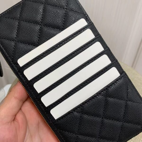Chanel CO-CO Mini Pouch Wallet 19cm/7.5in Gold Hardware For Women Black