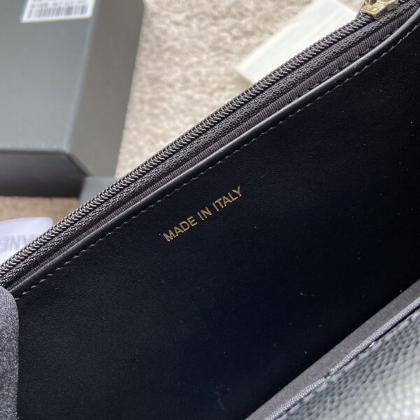 Chanel CO-CO Wallet On Chain 20cm/7.9in Gold Hardware For Women Black