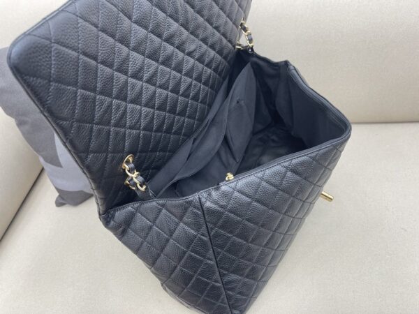 [REP 1:1] Chanel CoCo Luggage Gold Toned Hardware 46cm Black For Women
