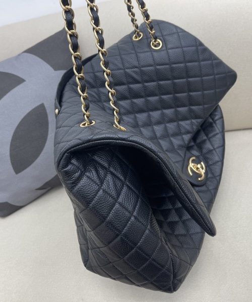 [REP 1:1] Chanel CoCo Luggage Gold Toned Hardware 46cm Black For Women