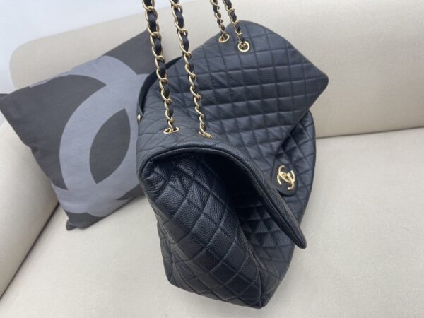 [REP 1:1] Chanel CoCo Luggage Gold Toned Hardware 46cm Black For Women