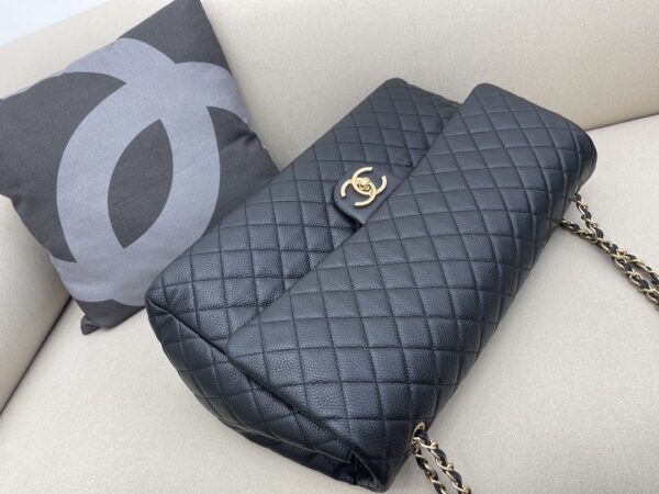 [REP 1:1] Chanel CoCo Luggage Gold Toned Hardware 46cm Black For Women