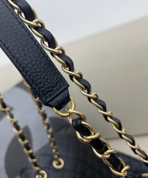 [REP 1:1] Chanel CoCo Luggage Gold Toned Hardware 46cm Black For Women