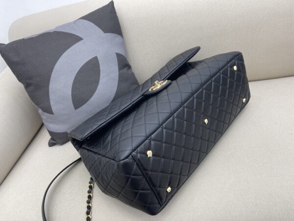 [REP 1:1] Chanel CoCo Luggage Gold Toned Hardware 46cm Black For Women