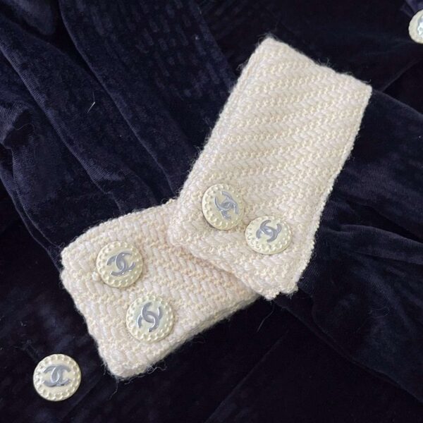 Chanel Crop Top Jacket Black For Women