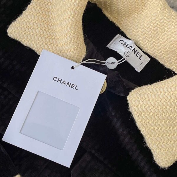 Chanel Crop Top Jacket Black For Women