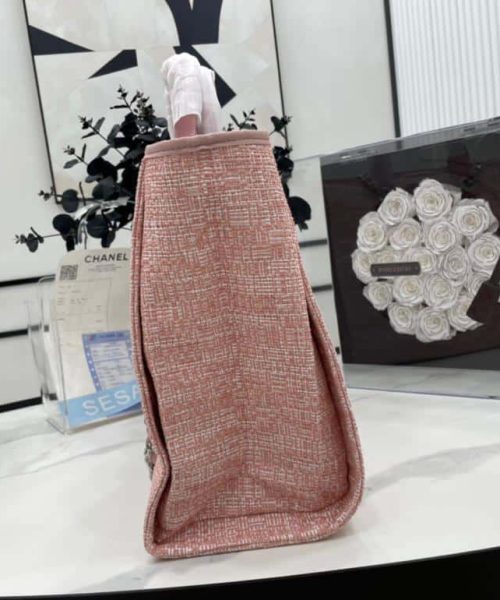 [REP 1:1] Chanel Deauville Tote 38cm Pink For Women A66941
