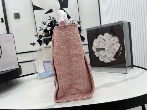 [REP 1:1] Chanel Deauville Tote 38cm Pink For Women A66941