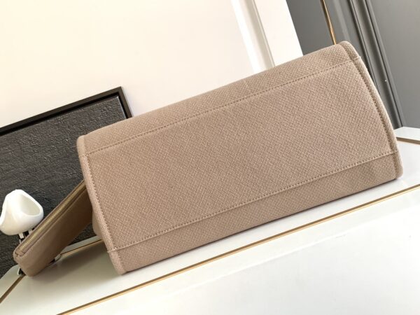 [REP 1:1] Chanel Deauville Tote Canvas Bag Beige For Women 38cm / 15in
