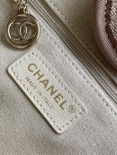 [REP 1:1] Chanel Deauville Tote Canvas Bag Beige For Women 38cm / 15in