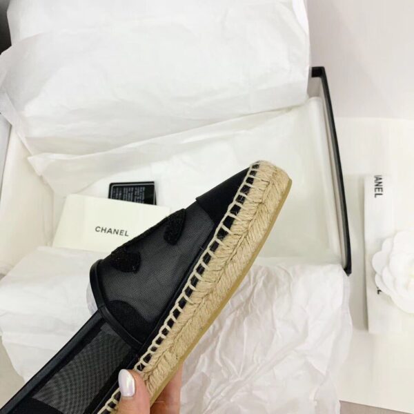 Chanel Espadrilles Black For Women, Women's Shoes G29762