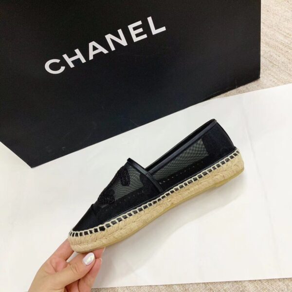 Chanel Espadrilles Black For Women, Women's Shoes G29762