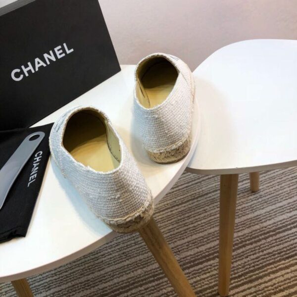 Chanel Espadrilles White For Women, Women's Shoes G29762