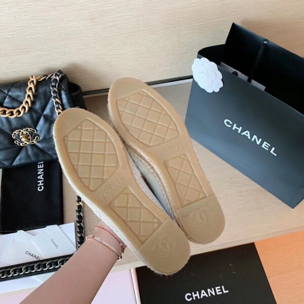 Chanel Espadrilles White/Black For Women, Women's Shoes G29762