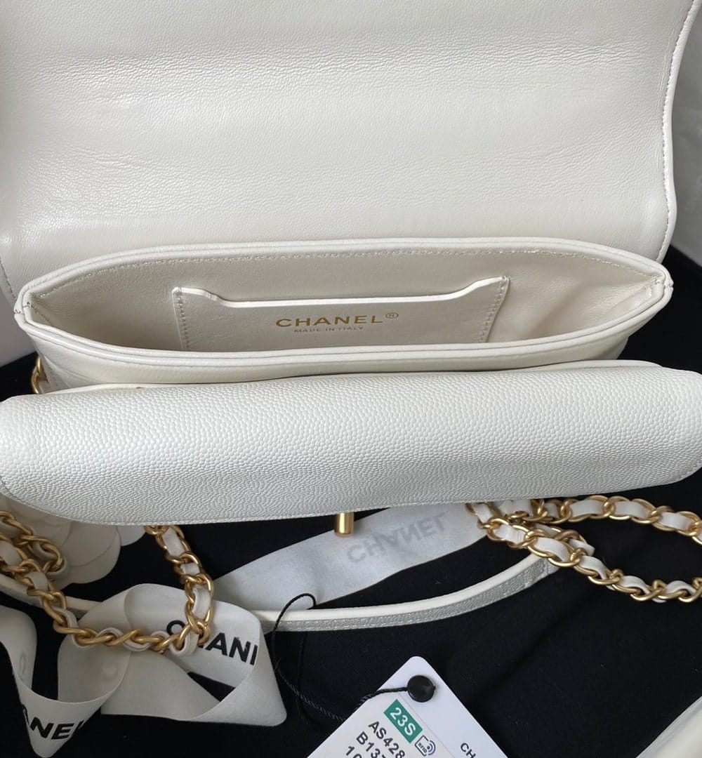 [REP 1:1] Chanel Flap Bag Black/Pink/White For Women 20cm / 7.9in
