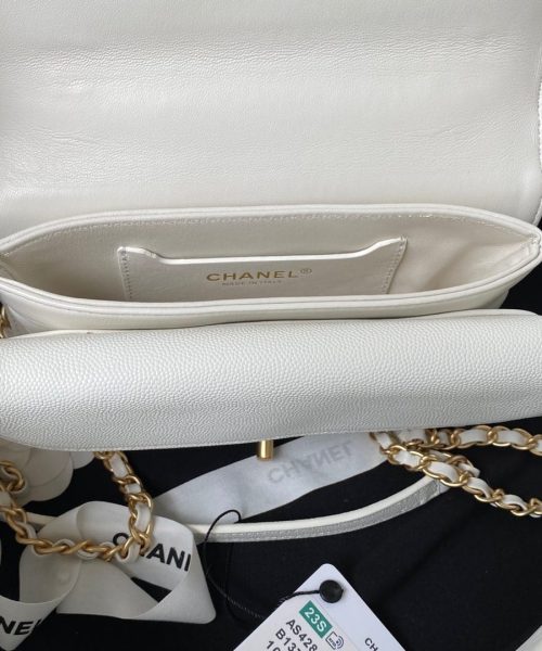 [REP 1:1] Chanel Flap Bag Black/Pink/White For Women 20cm / 7.9in