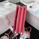 [REP 1:1] Chanel Flap Bag Black/Pink/White For Women 20cm / 7.9in