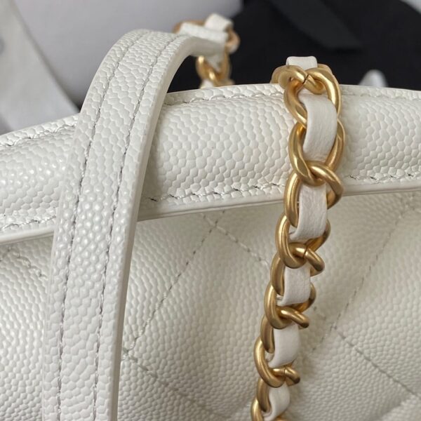 [REP 1:1] Chanel Flap Bag Black/Pink/White For Women 20cm / 7.9in