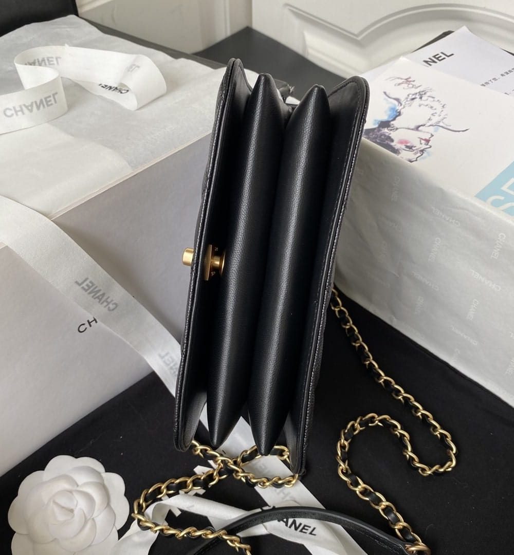 [REP 1:1] Chanel Flap Bag Black/Pink/White For Women 20cm / 7.9in