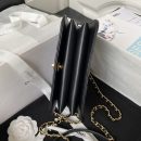 [REP 1:1] Chanel Flap Bag Black/Pink/White For Women 20cm / 7.9in