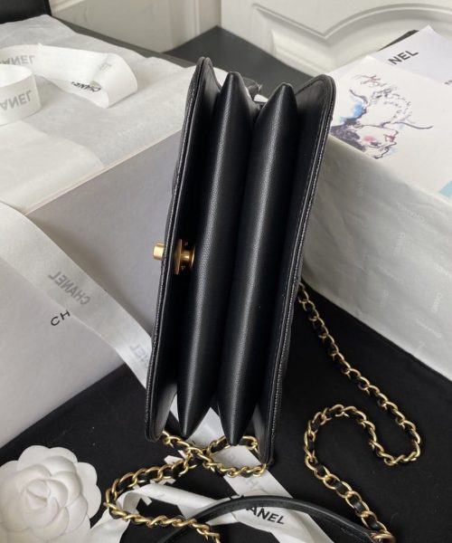 [REP 1:1] Chanel Flap Bag Black/Pink/White For Women 20cm / 7.9in
