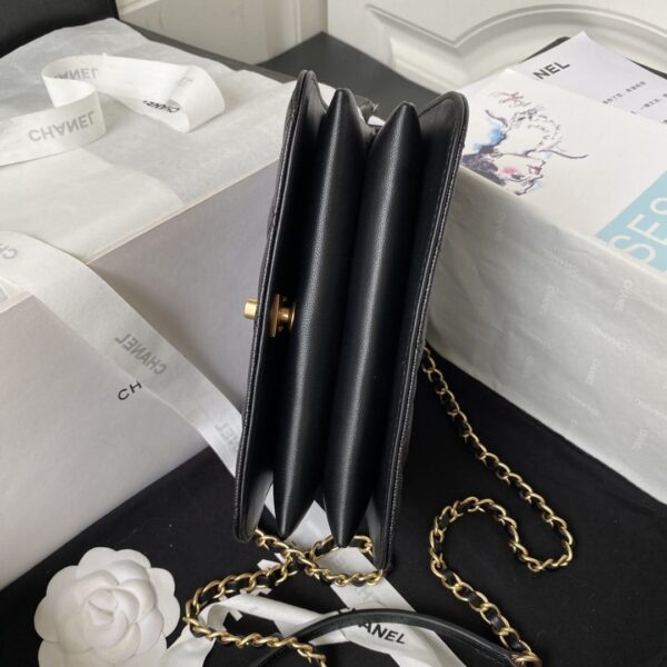 [REP 1:1] Chanel Flap Bag Black/Pink/White For Women 20cm / 7.9in