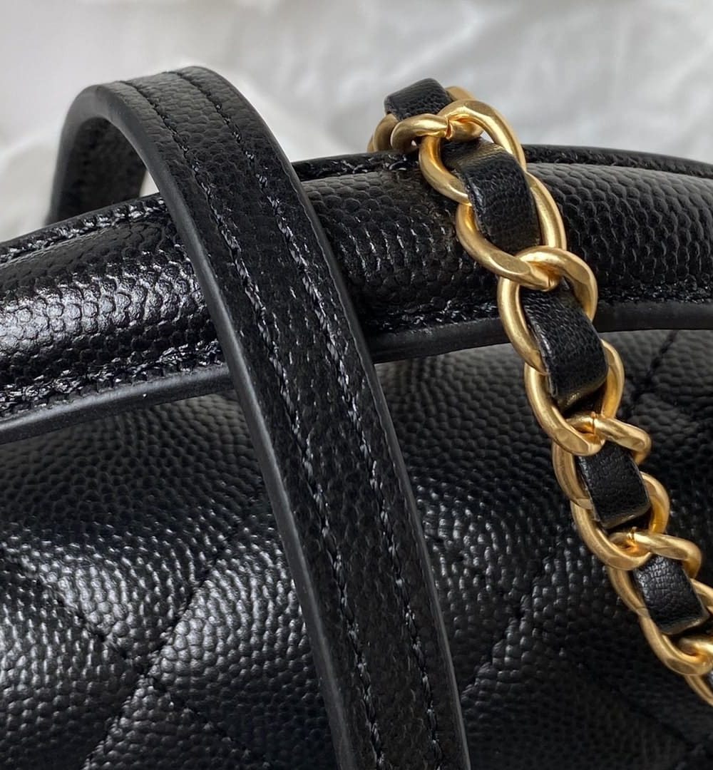 [REP 1:1] Chanel Flap Bag Black/Pink/White For Women 20cm / 7.9in