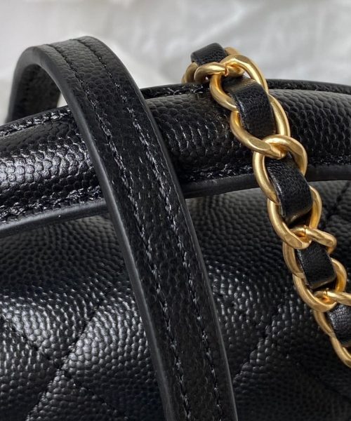 [REP 1:1] Chanel Flap Bag Black/Pink/White For Women 20cm / 7.9in