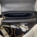 [REP 1:1] Chanel Flap Bag Black/Pink/White For Women 20cm / 7.9in