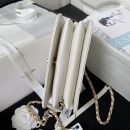 [REP 1:1] Chanel Flap Bag Black/Pink/White For Women 20cm / 7.9in