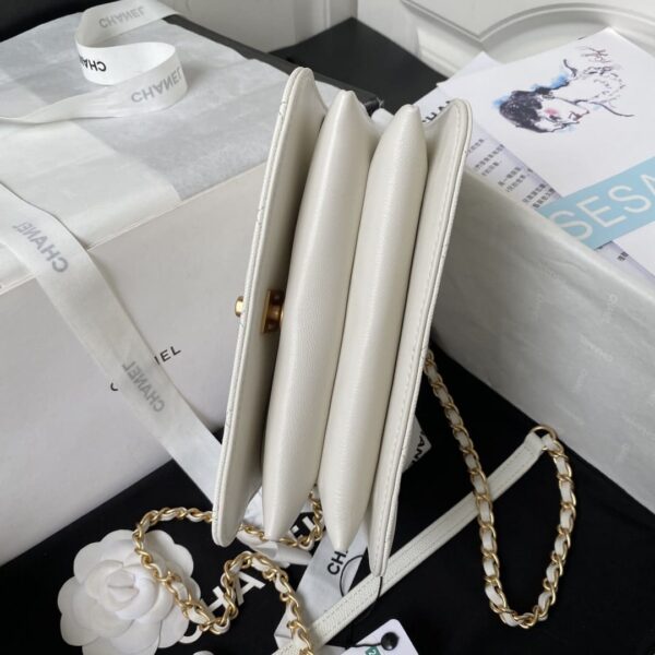 [REP 1:1] Chanel Flap Bag Black/Pink/White For Women 20cm / 7.9in