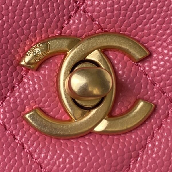 [REP 1:1] Chanel Flap Bag Black/Pink/White For Women 20cm / 7.9in