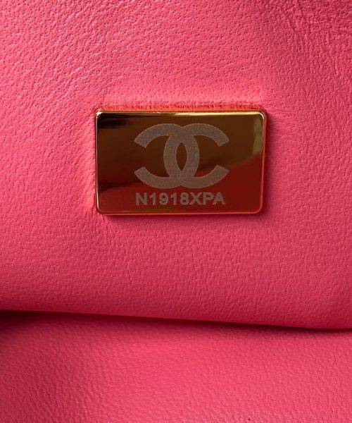 [REP 1:1] Chanel Flap Bag Black/Pink/White For Women 20cm / 7.9in