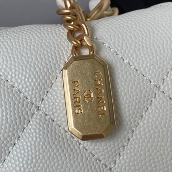 [REP 1:1] Chanel Flap Bag Black/Pink/White For Women 20cm / 7.9in