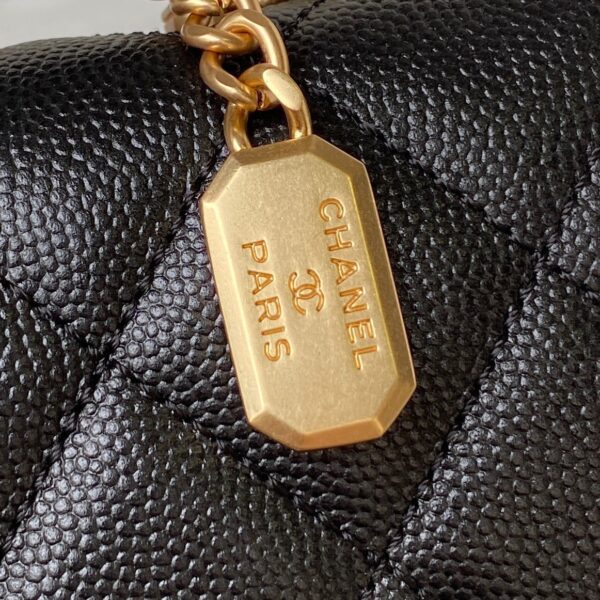 [REP 1:1] Chanel Flap Bag Black/Pink/White For Women 20cm / 7.9in