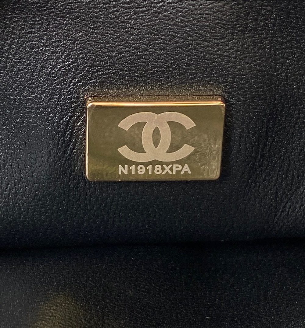 [REP 1:1] Chanel Flap Bag Black/Pink/White For Women 20cm / 7.9in